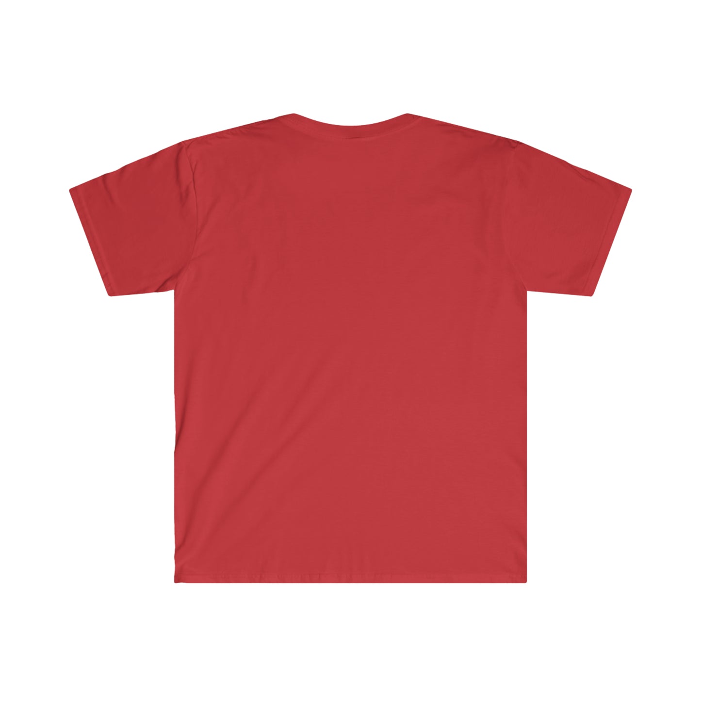 Red DAVI’S pocket size T-Shirt Unisex Softstyle