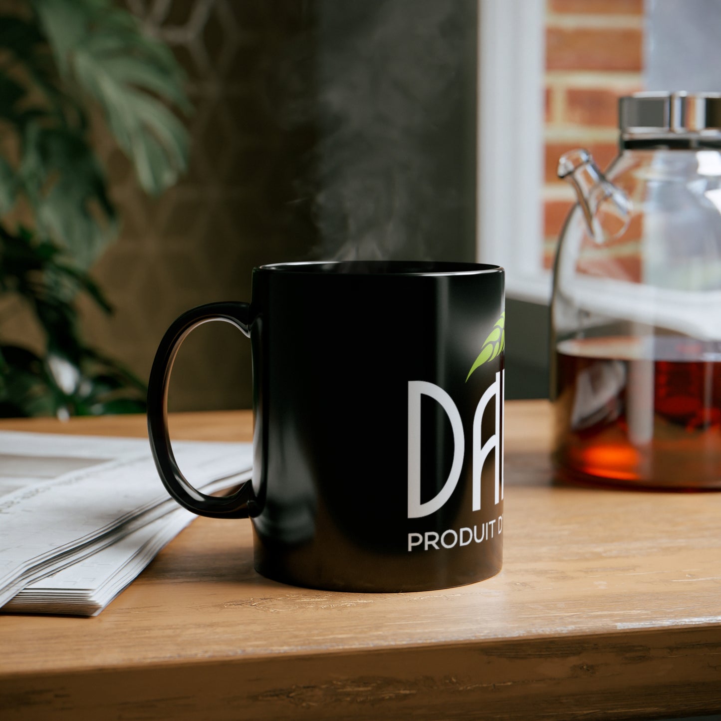 Black DAVI’S 11oz Black Mug