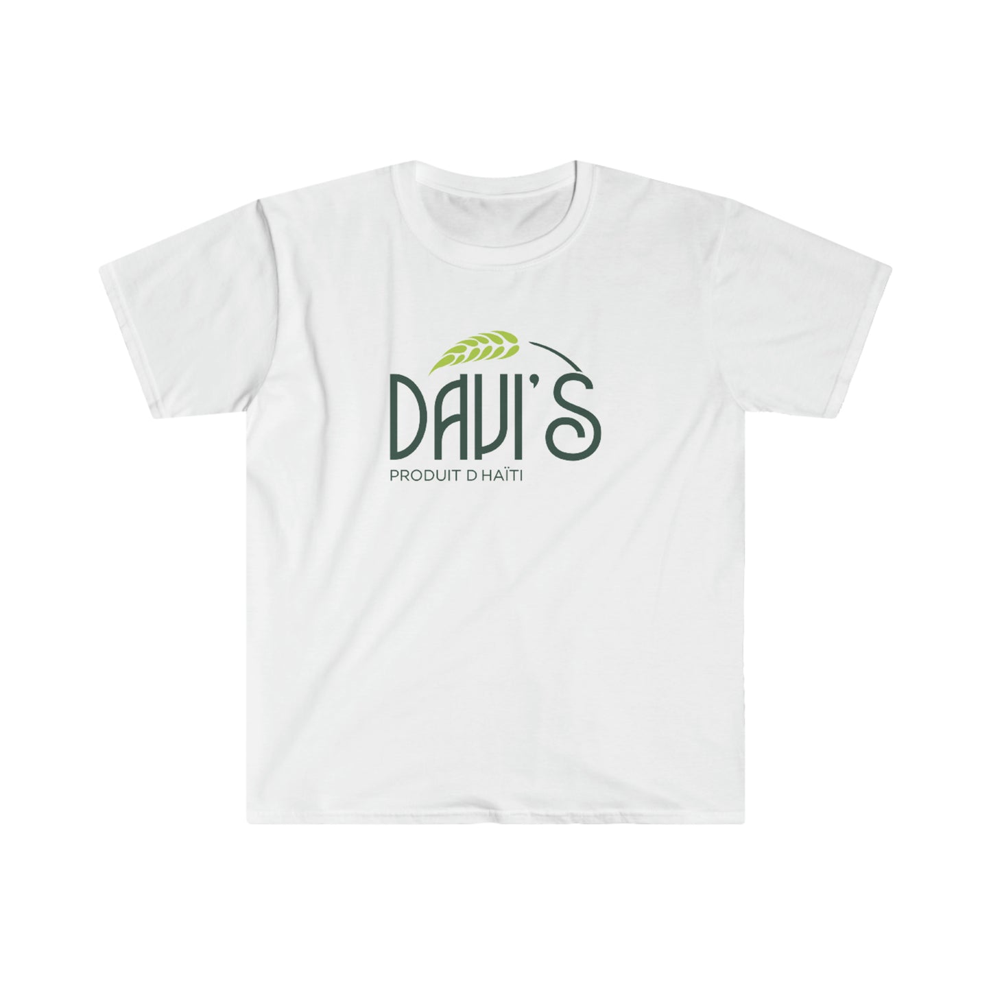 White DAVI’S T-Shirt Unisex Softstyle