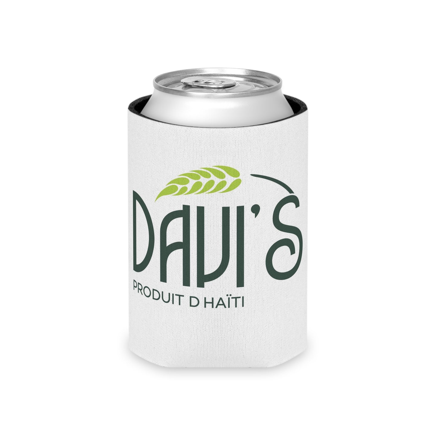 White DAVI’S Can Cooler