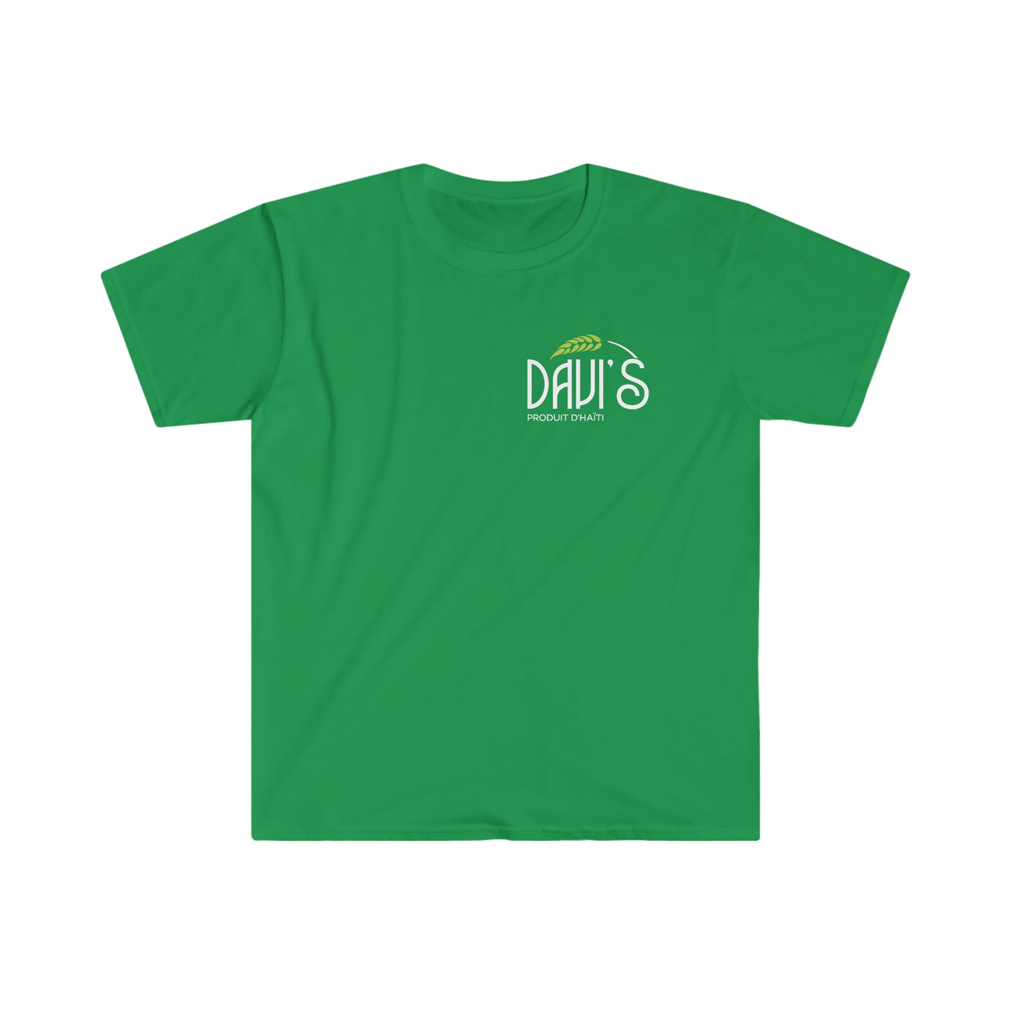 Green DAVI’S pocket size T-Shirt Unisex Softstyle