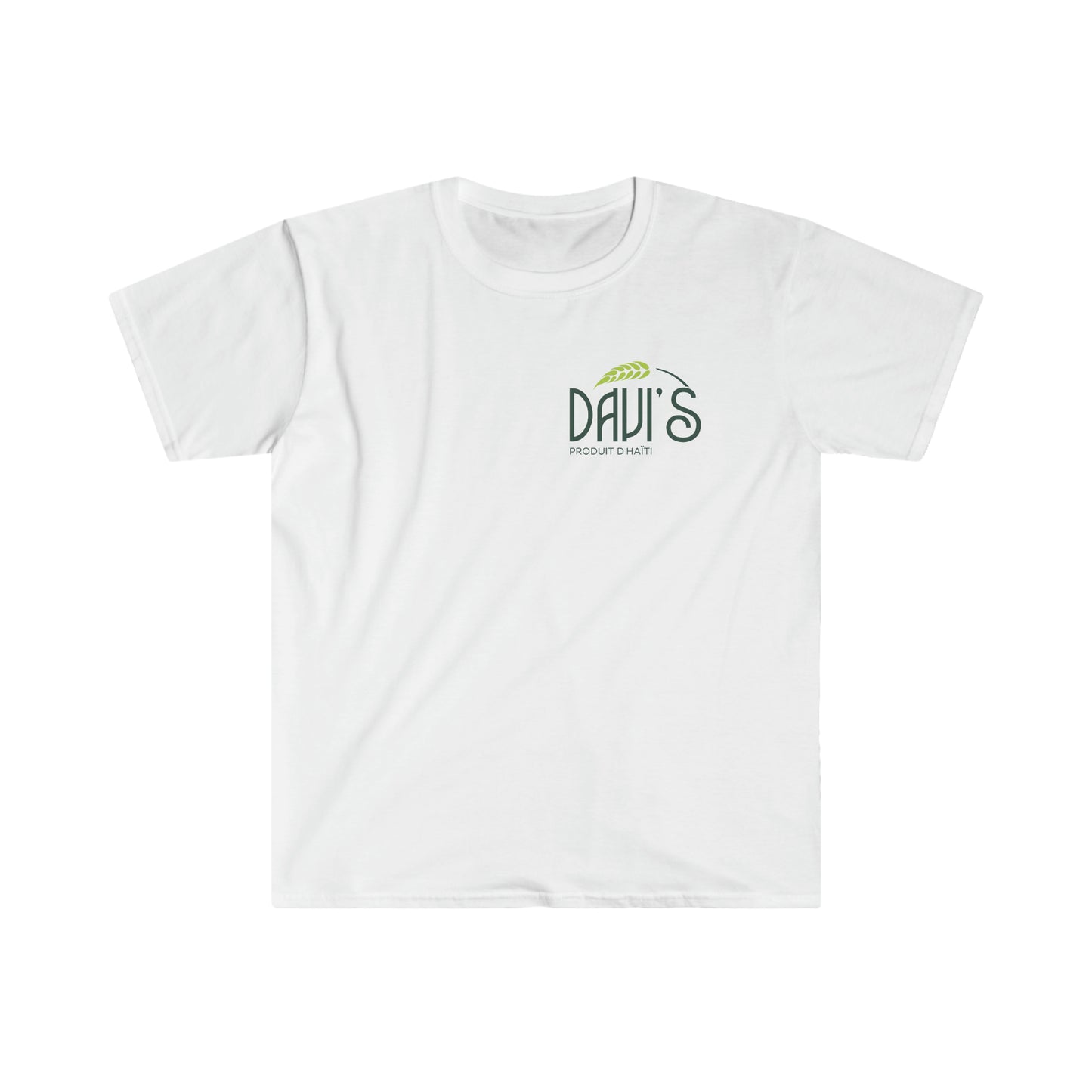 DAVI’S pocket size white T-Shirt Unisex Softstyle